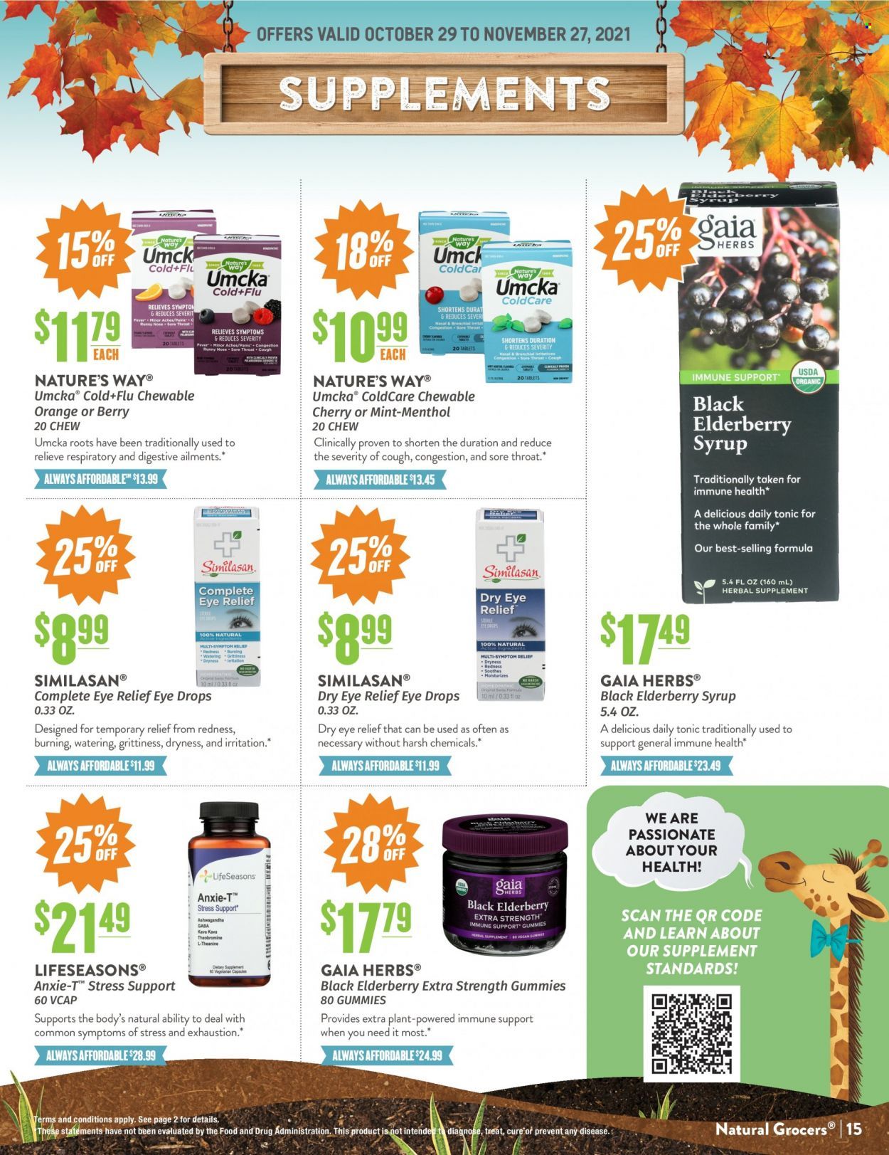 Natural Grocers Weekly Ad Flyer November 17 to November 24