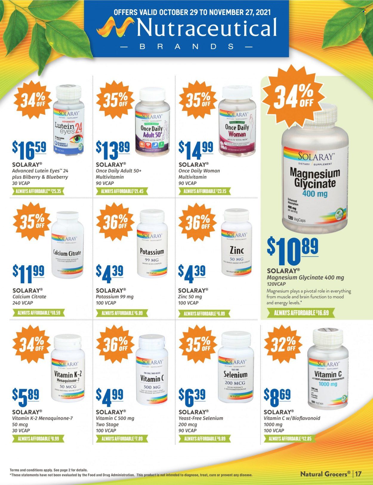 Natural Grocers Weekly Ad Flyer November 17 to November 24