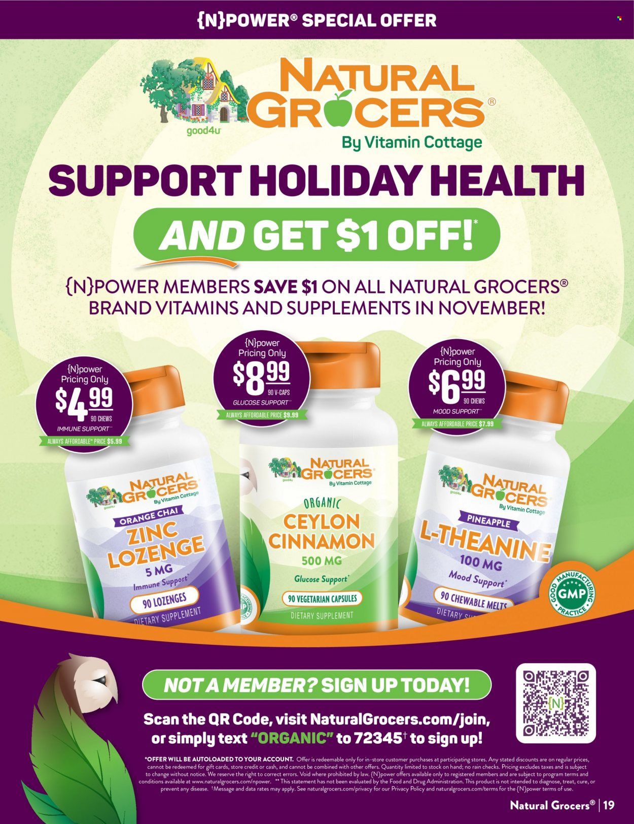 Natural Grocers Weekly Ad Flyer November 17 to November 24