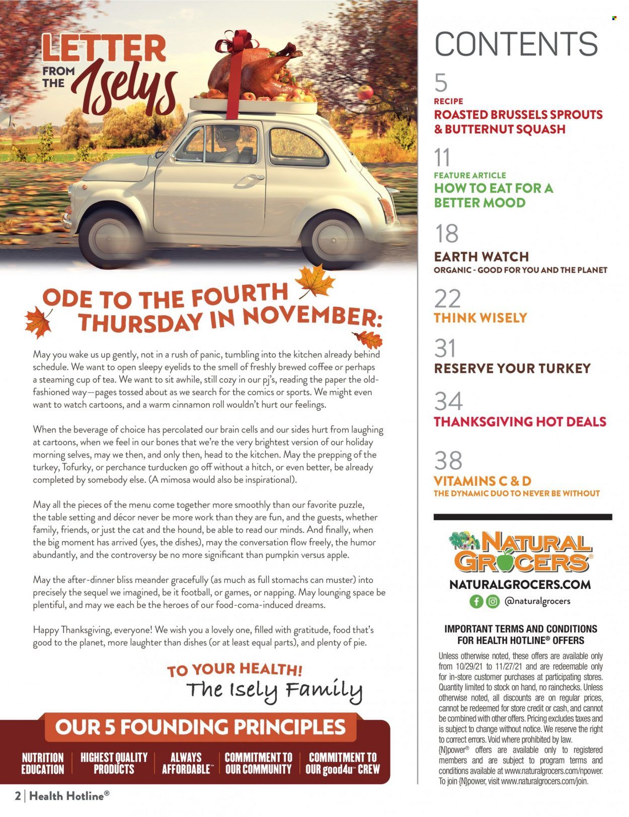 Natural Grocers Weekly Ad Flyer November 17 to November 24