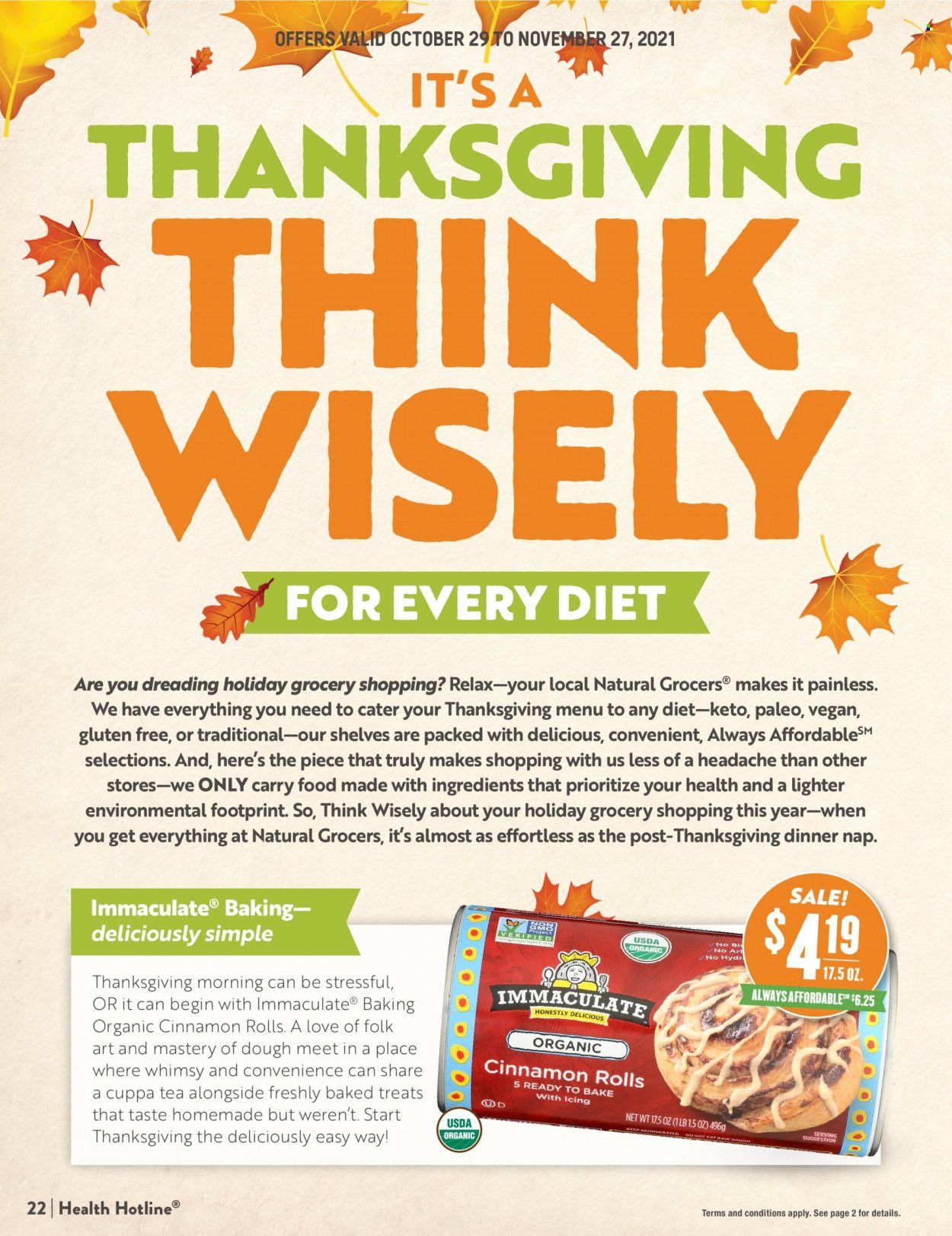Natural Grocers Weekly Ad Flyer November 17 to November 24