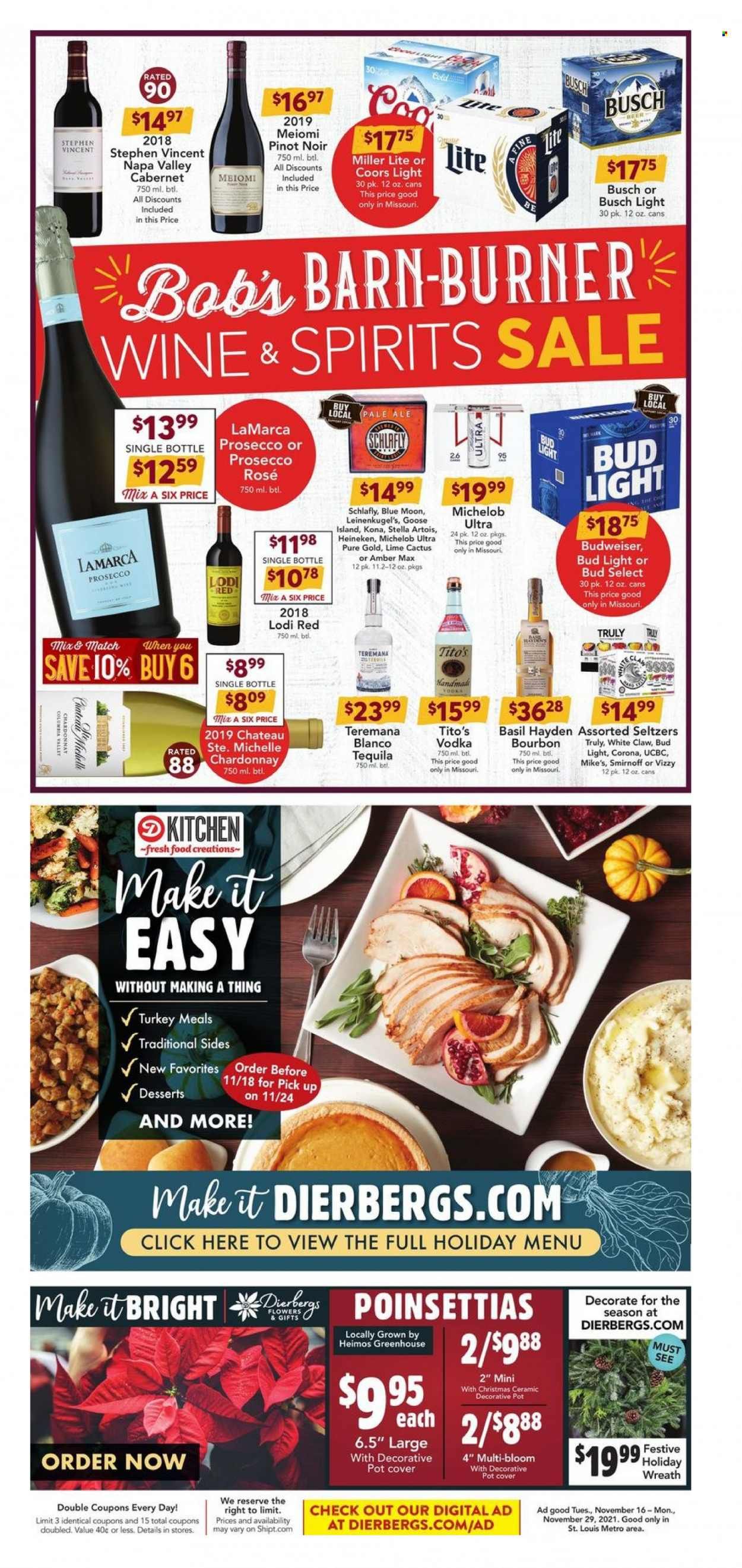 Dierbergs (IL, MO) Weekly Ad Flyer November 17 to November 24