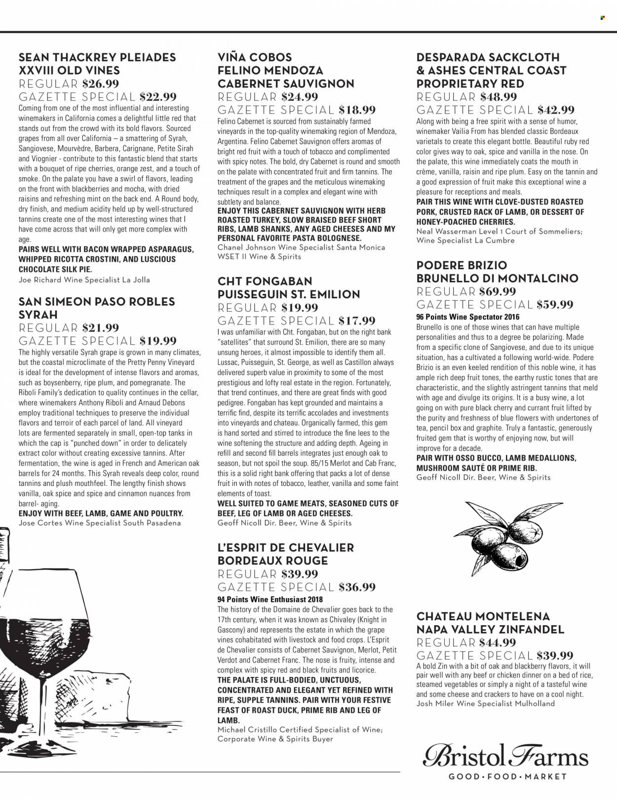 Bristol Farms (CA) Weekly Ad Flyer November 17 to November 24