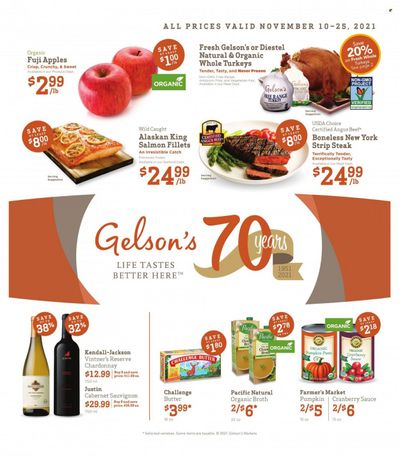 Gelson's (CA) Weekly Ad Flyer November 17 to November 24