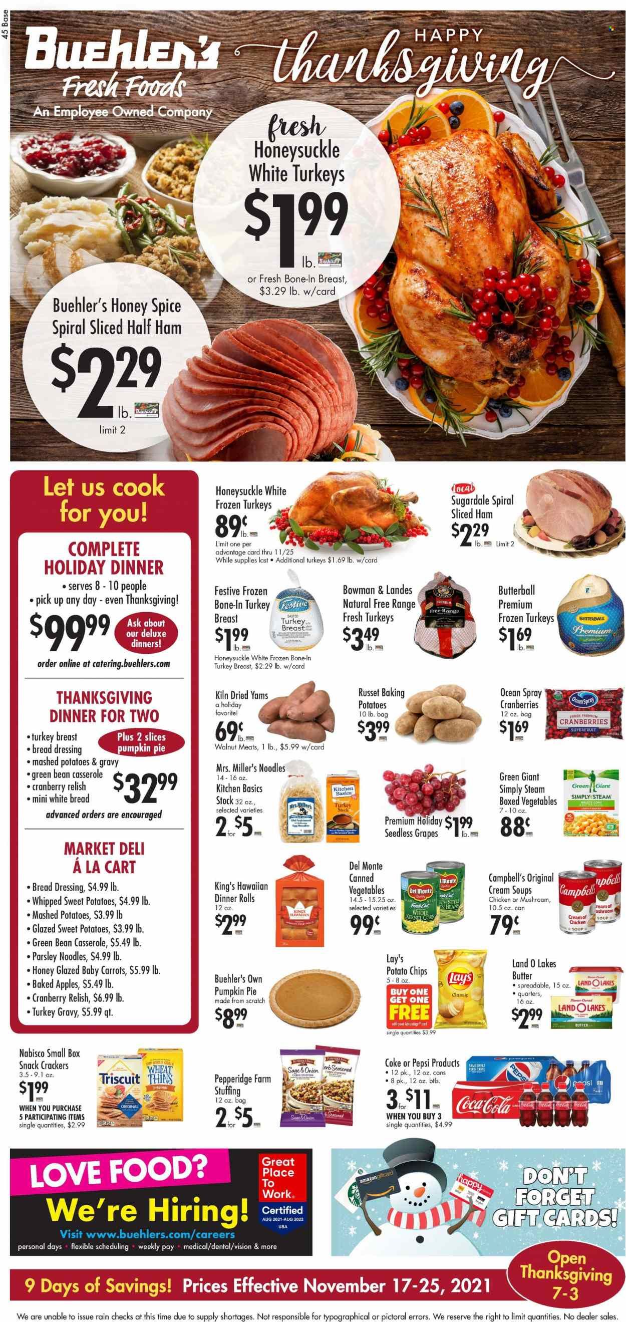 Buehler's (OH) Weekly Ad Flyer November 17 to November 24