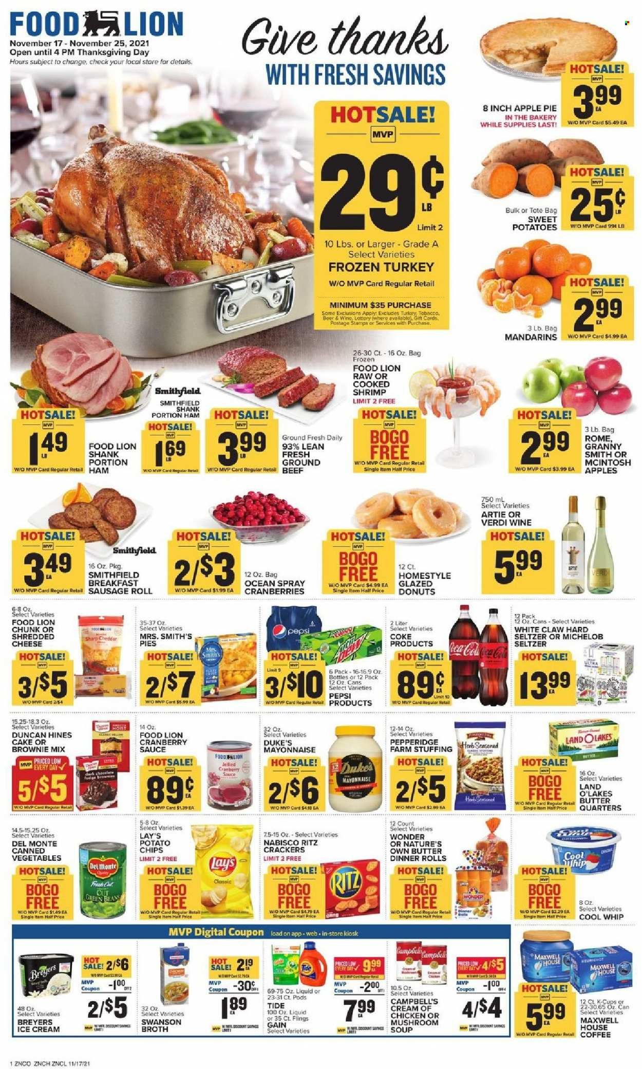 Food Lion (NC) Weekly Ad Flyer November 17 to November 24