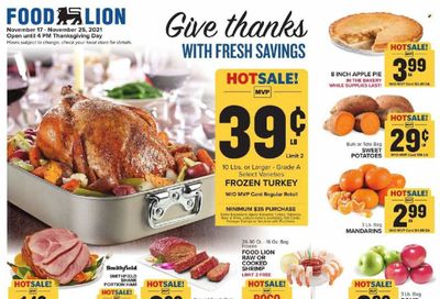 Food Lion (SC) Weekly Ad Flyer November 17 to November 24