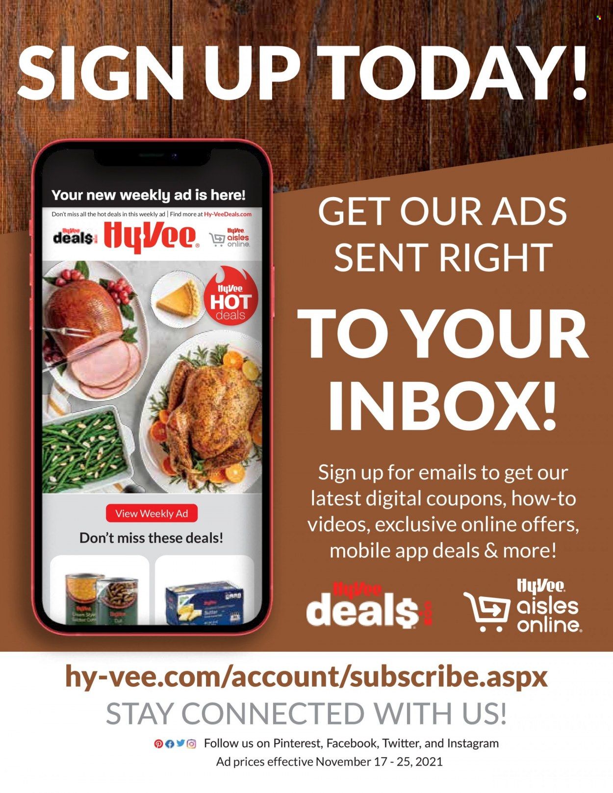 Hy-Vee (IA) Weekly Ad Flyer November 17 to November 24