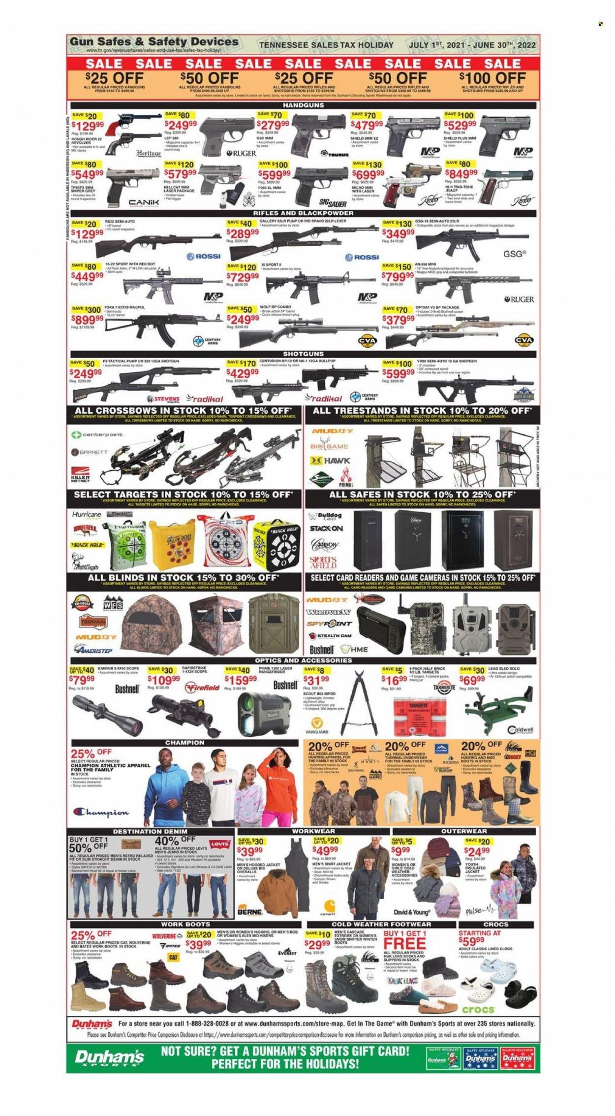 Dunham's Sports (TN) Weekly Ad Flyer November 17 to November 24