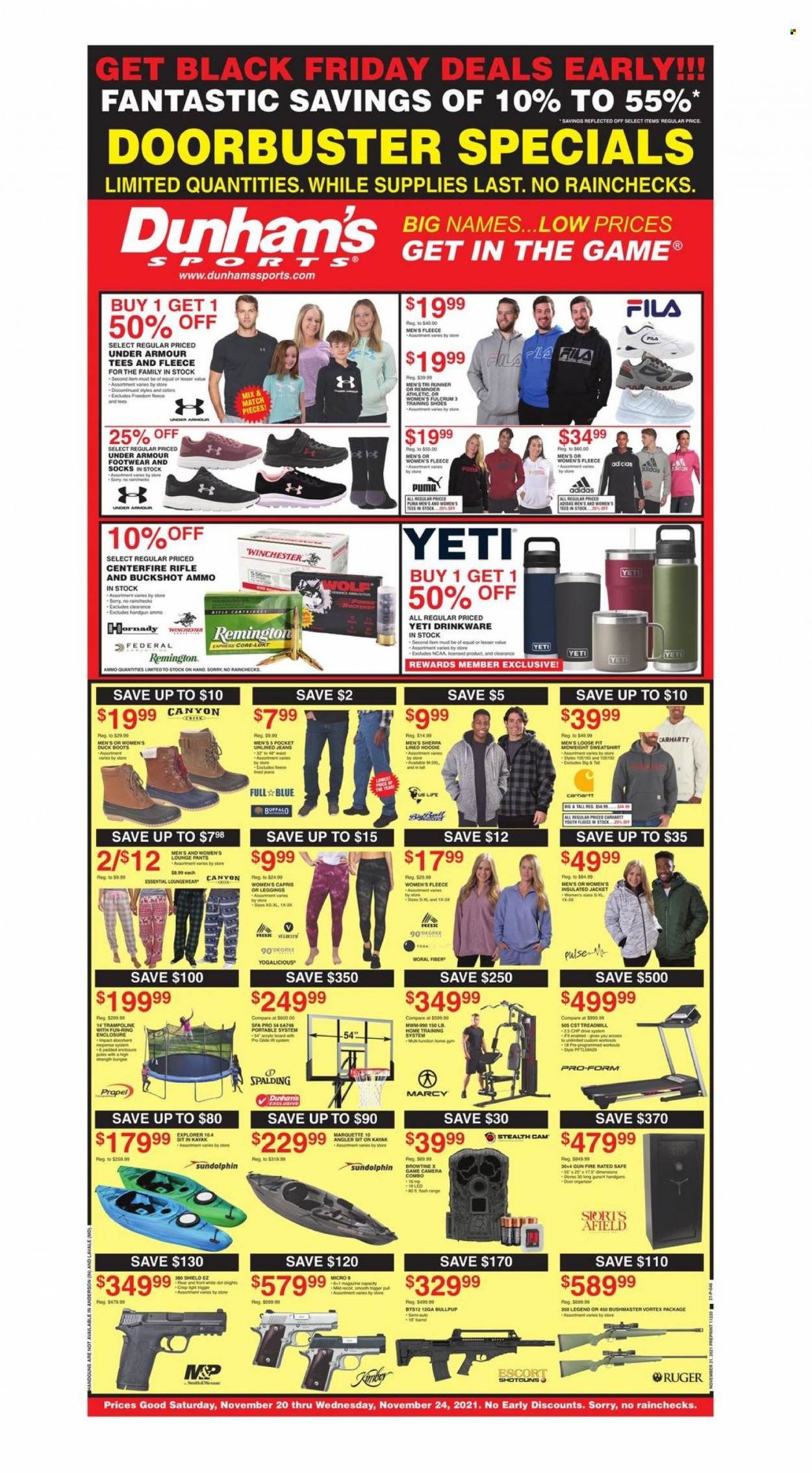 Dunham's Sports (VA) Weekly Ad Flyer November 17 to November 24