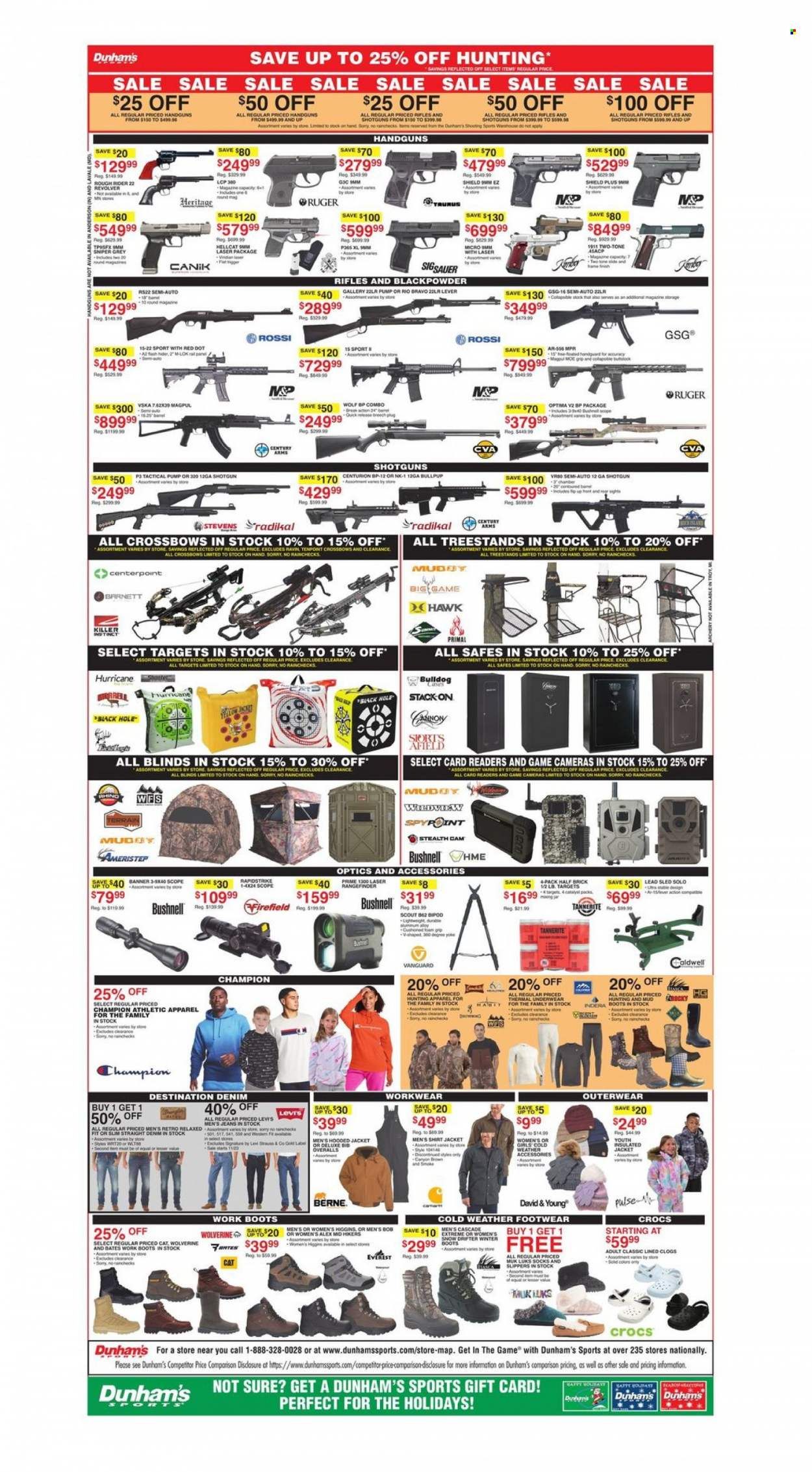 Dunham's Sports Weekly Ad Flyer November 17 to November 24