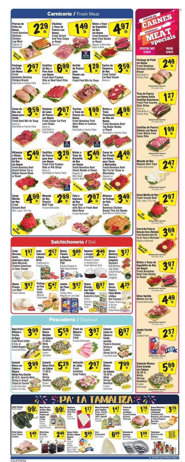 El Super (CA, NM, NV, TX) Weekly Ad Flyer November 17 to November 24