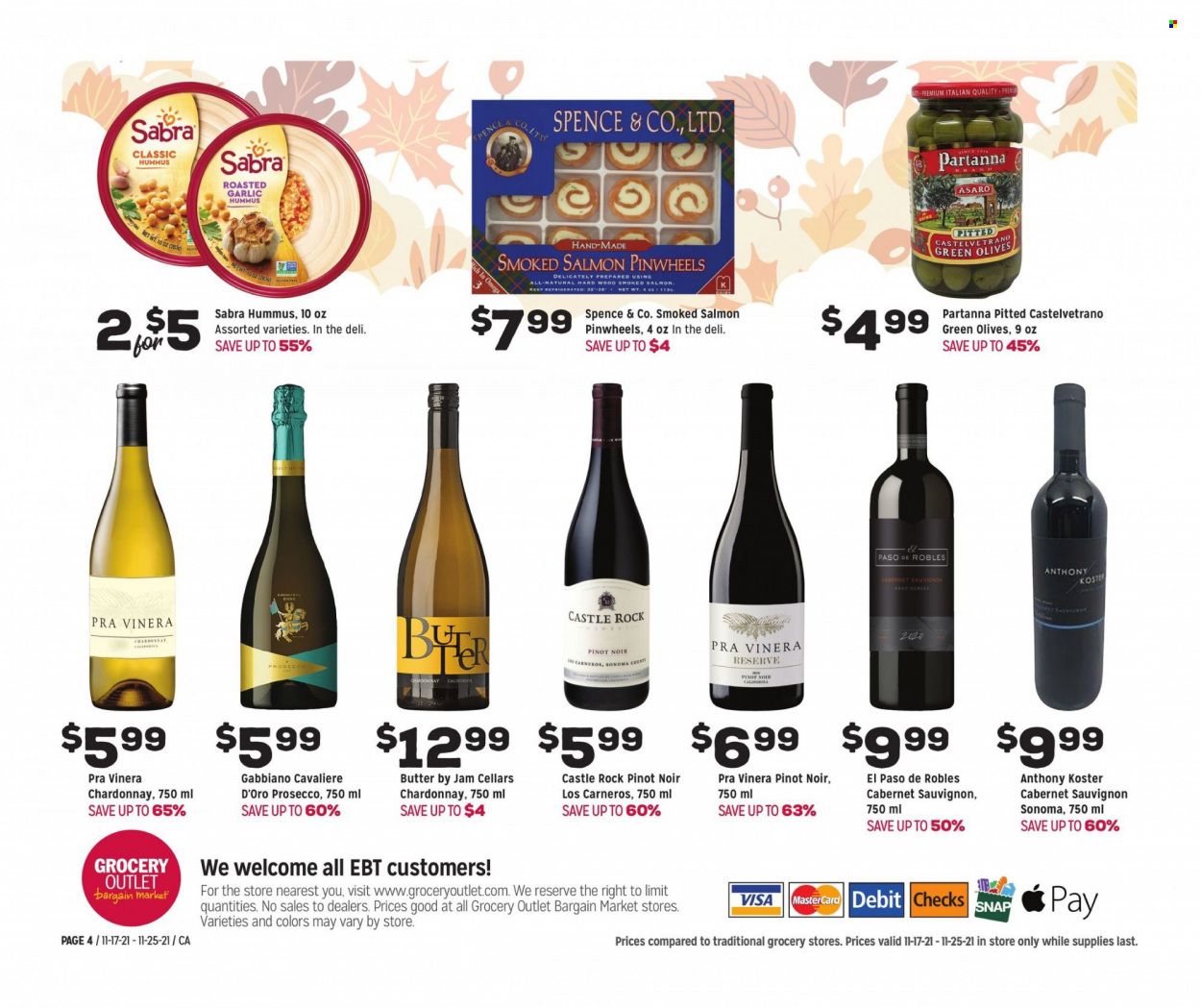 Grocery Outlet (CA, ID, OR, PA, WA) Weekly Ad Flyer November 17 to November 24