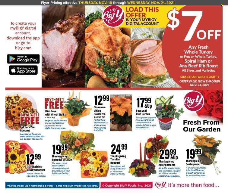 Big Y (MA) Weekly Ad Flyer November 17 to November 24
