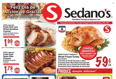 Sedano's (FL) Weekly Ad Flyer November 17 to November 24