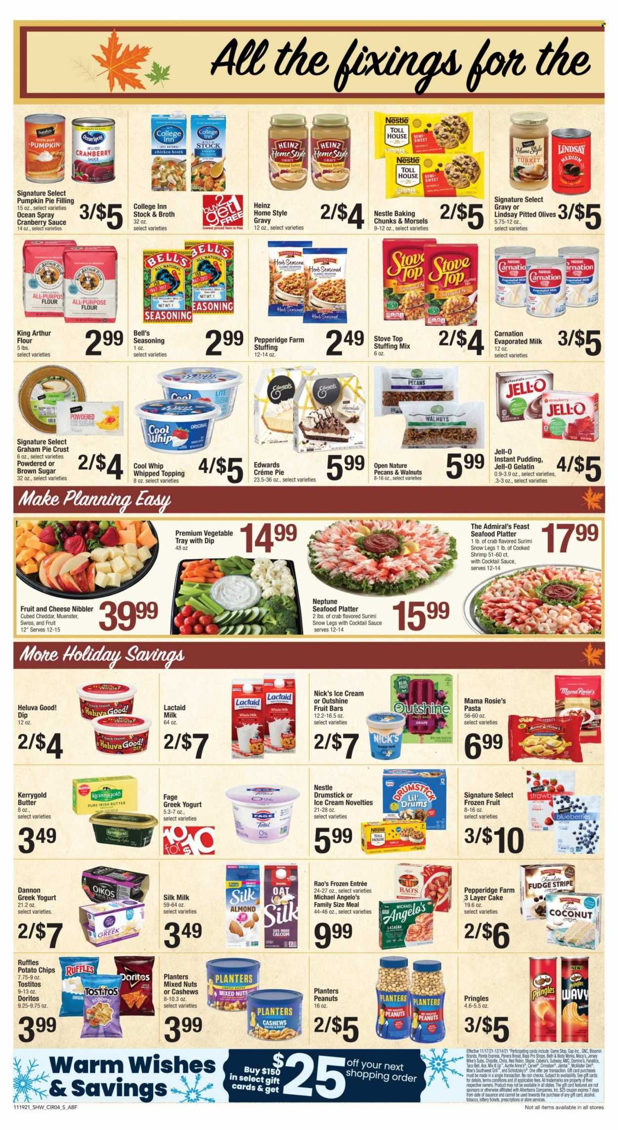 Shaw’s (MA, ME, NH, RI, VT) Weekly Ad Flyer November 18 to November 25