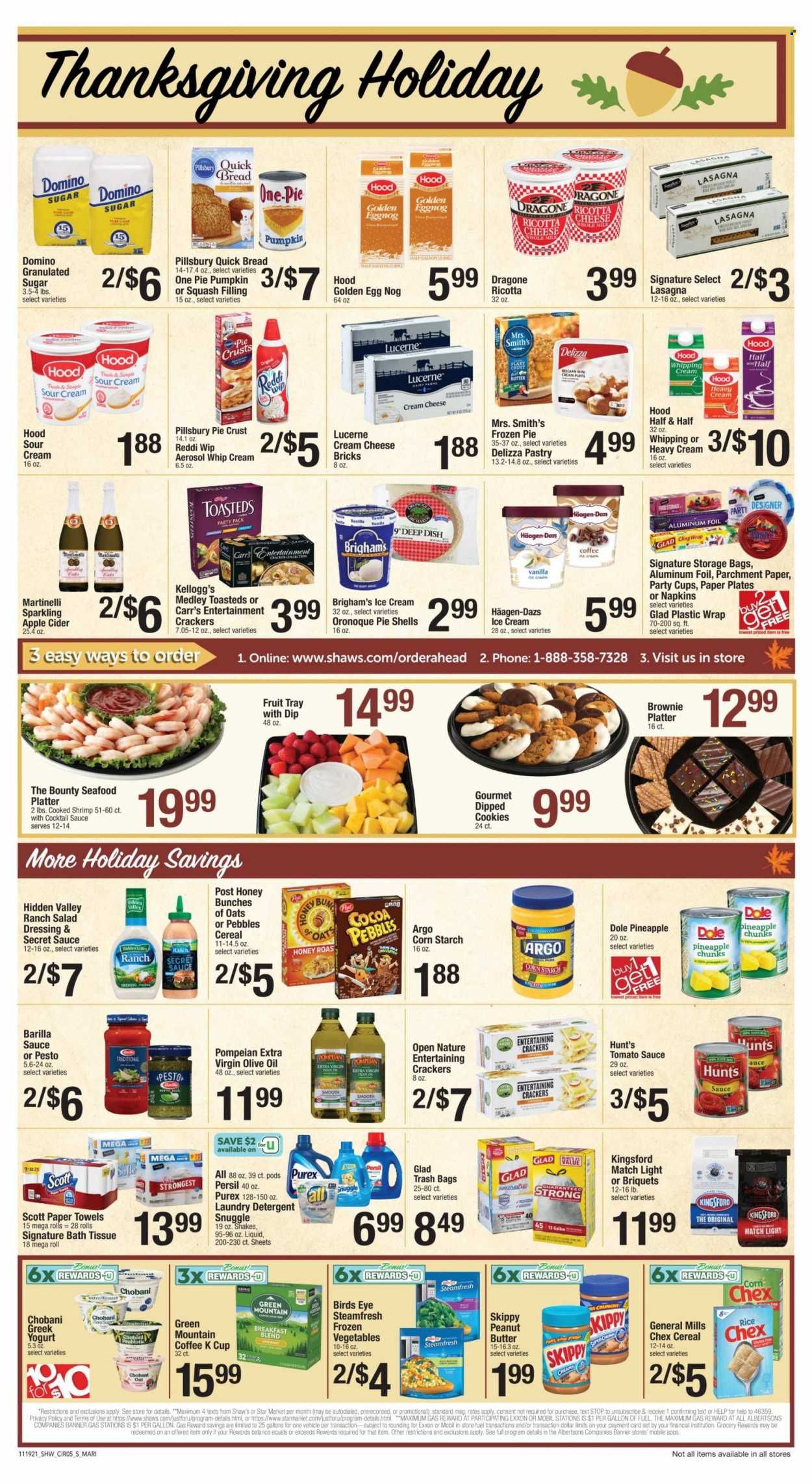 Shaw’s (MA, ME, NH, RI, VT) Weekly Ad Flyer November 18 to November 25