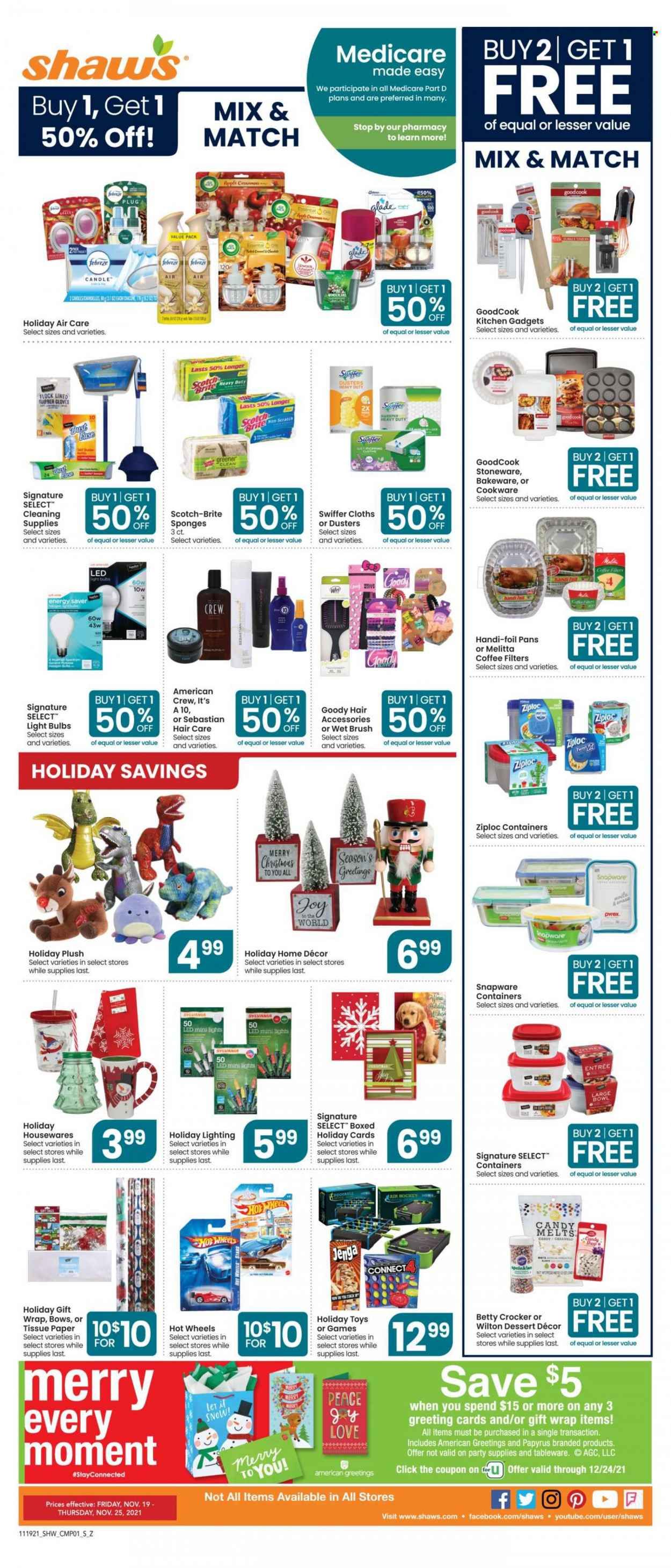 Shaw’s (MA, ME, NH, RI, VT) Weekly Ad Flyer November 18 to November 25