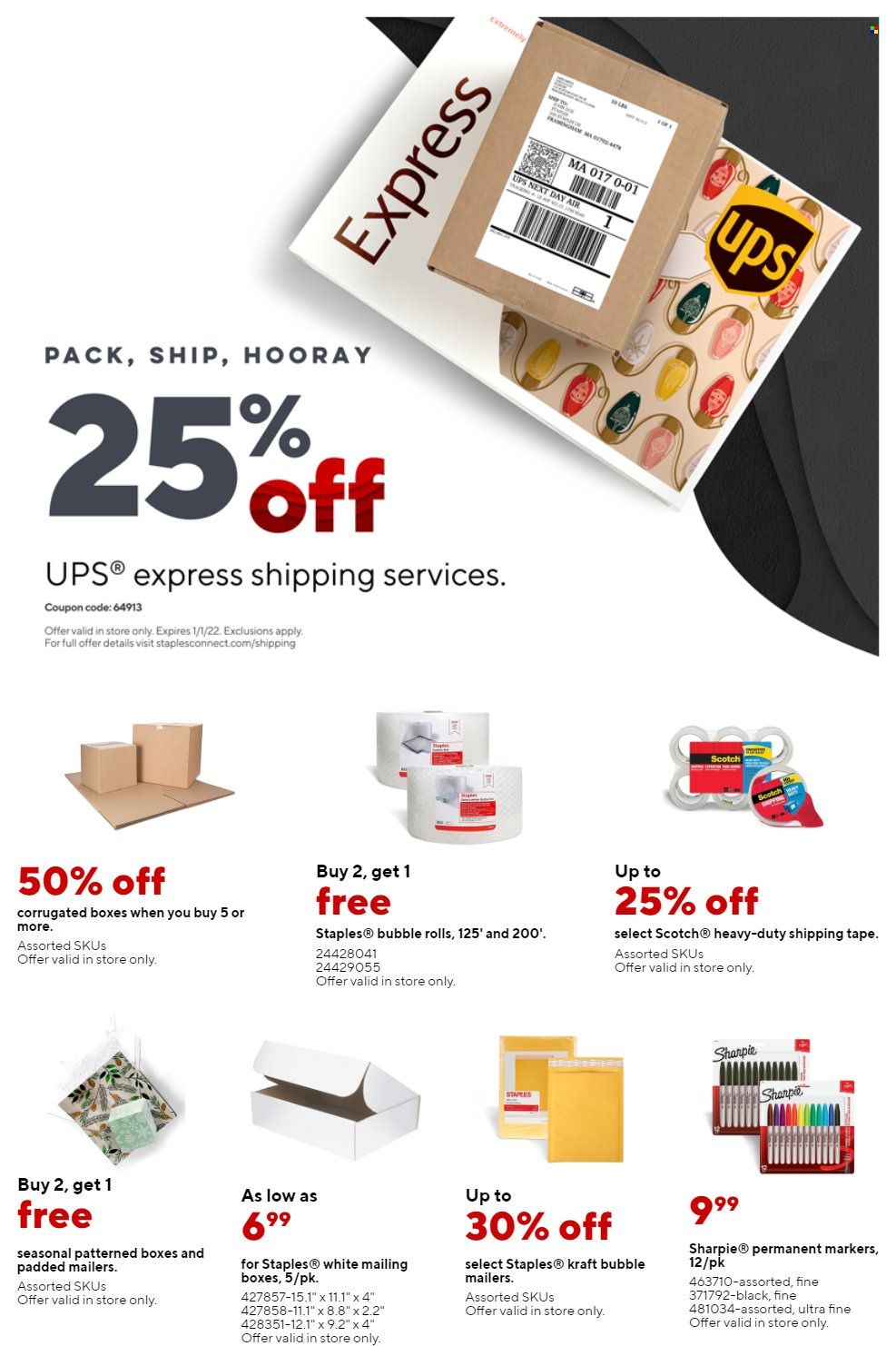 Staples Weekly Ad Flyer November 18 to November 25