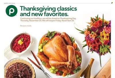 Publix (AL, FL, GA, NC, SC, TN) Weekly Ad Flyer November 18 to November 25