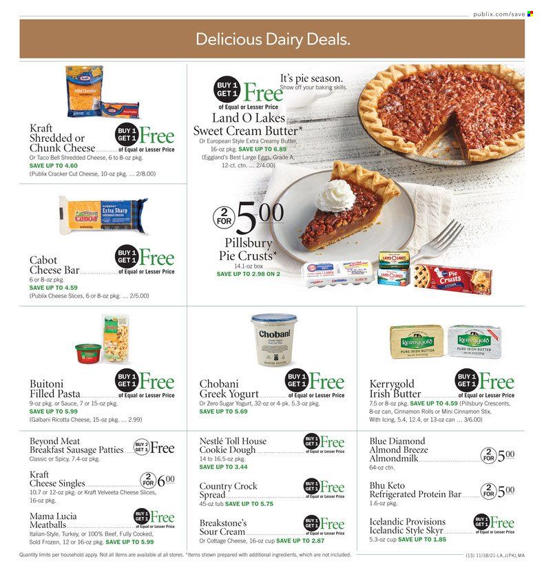 Publix (AL, FL, GA, NC, SC, TN) Weekly Ad Flyer November 18 to November 25