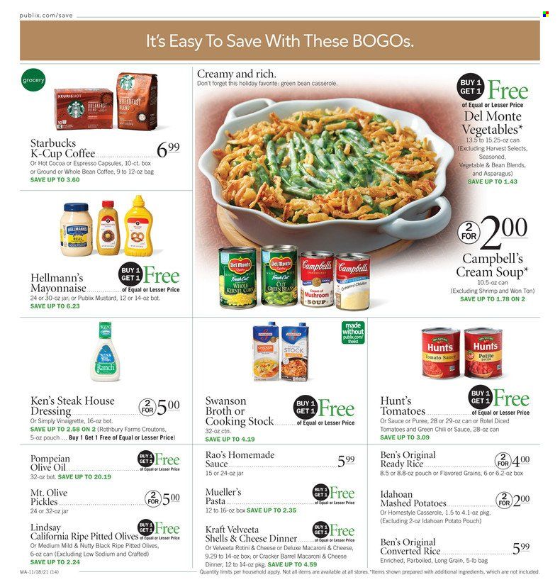 Publix (AL, FL, GA, NC, SC, TN) Weekly Ad Flyer November 18 to November 25