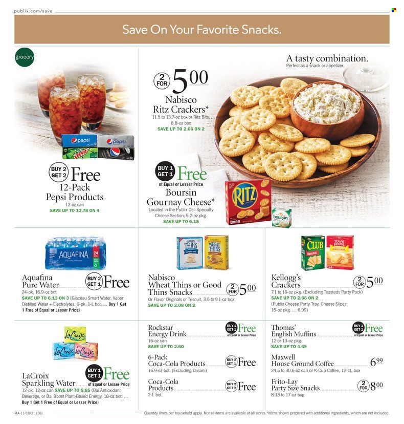Publix (AL, FL, GA, NC, SC, TN) Weekly Ad Flyer November 18 to November 25