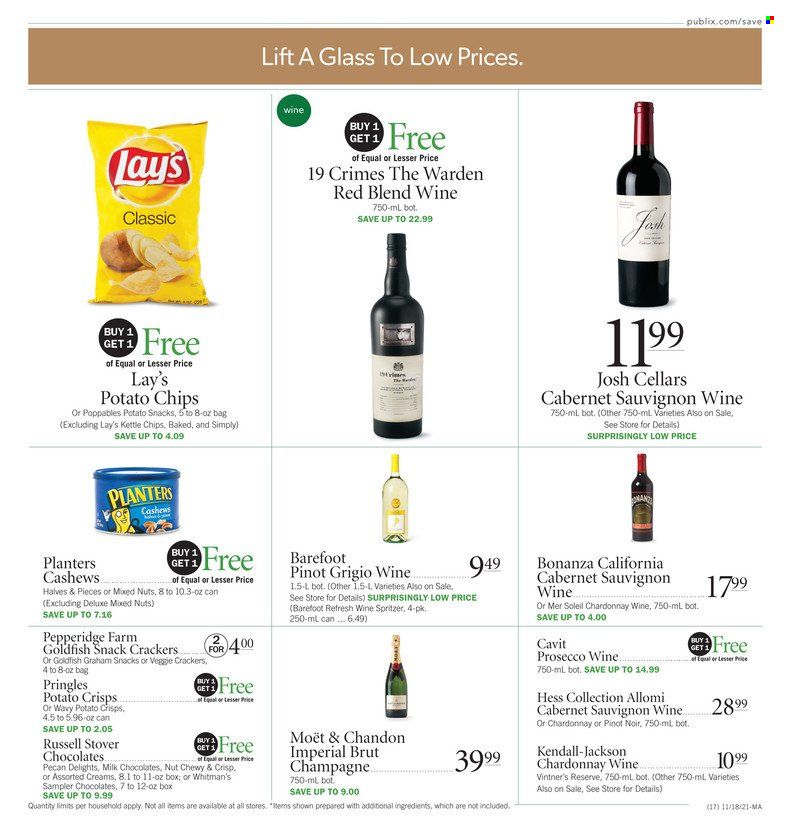 Publix (AL, FL, GA, NC, SC, TN) Weekly Ad Flyer November 18 to November 25