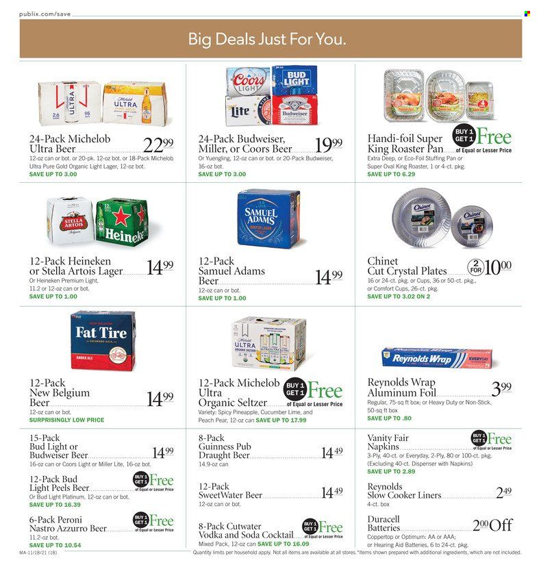 Publix (AL, FL, GA, NC, SC, TN) Weekly Ad Flyer November 18 to November 25