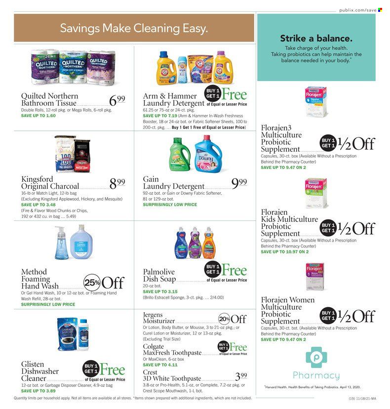 Publix (AL, FL, GA, NC, SC, TN) Weekly Ad Flyer November 18 to November 25