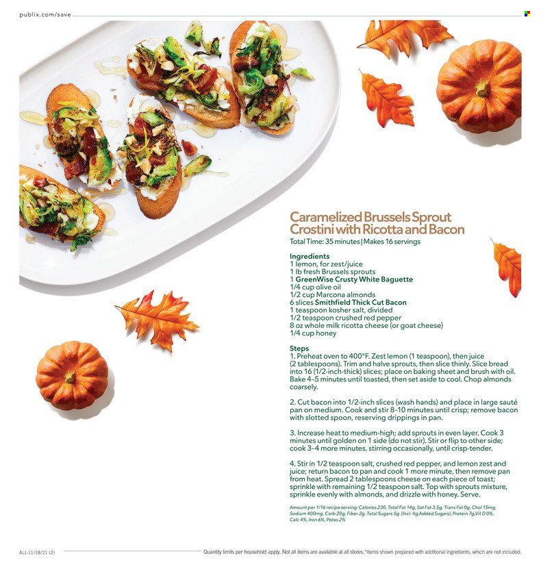 Publix (AL, FL, GA, NC, SC, TN) Weekly Ad Flyer November 18 to November 25
