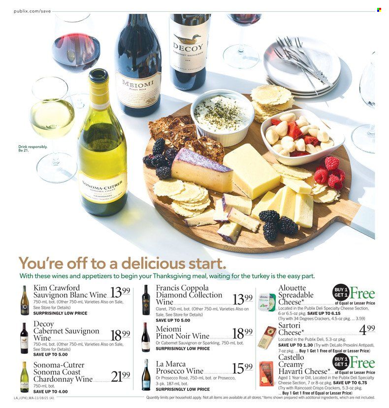 Publix (AL, FL, GA, NC, SC, TN) Weekly Ad Flyer November 18 to November 25