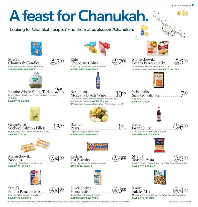 Publix (AL, FL, GA, NC, SC, TN) Weekly Ad Flyer November 18 to November 25