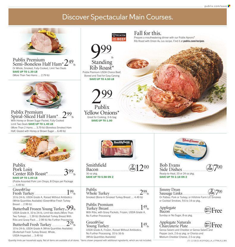 Publix (AL, FL, GA, NC, SC, TN) Weekly Ad Flyer November 18 to November 25