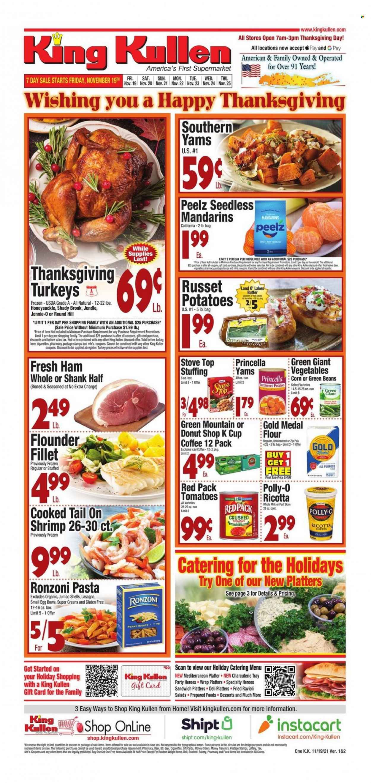 King Kullen (NY) Weekly Ad Flyer November 18 to November 25