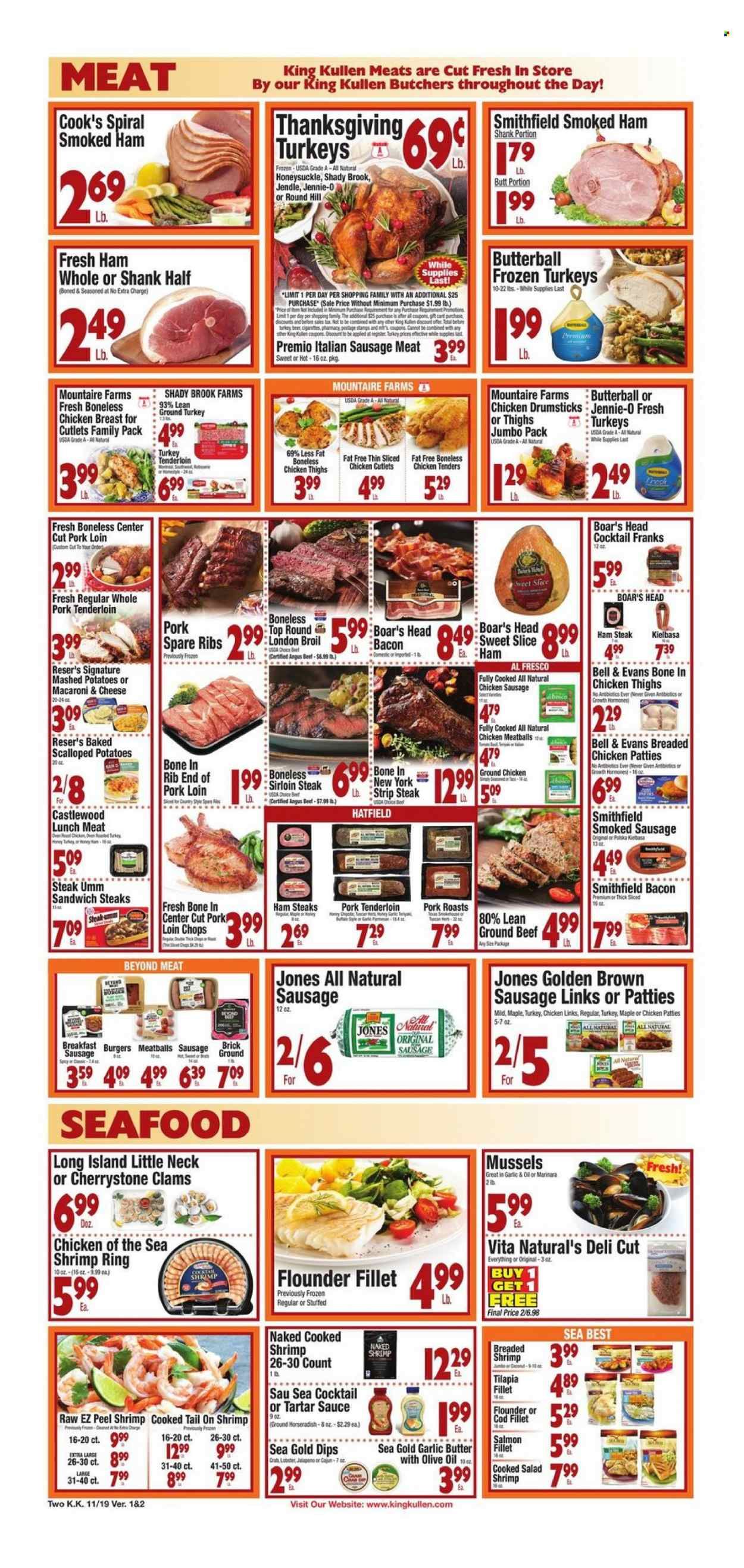 King Kullen (NY) Weekly Ad Flyer November 18 to November 25
