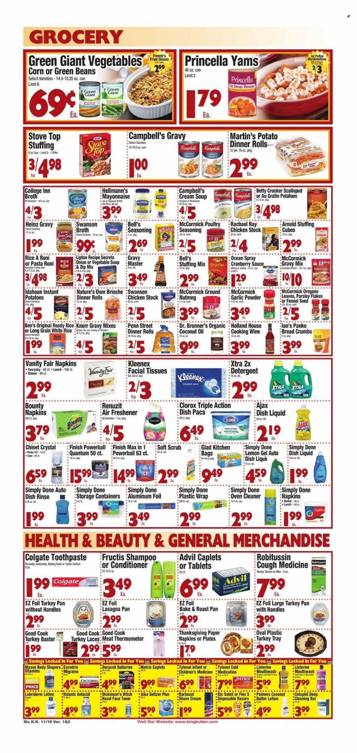 King Kullen (NY) Weekly Ad Flyer November 18 to November 25