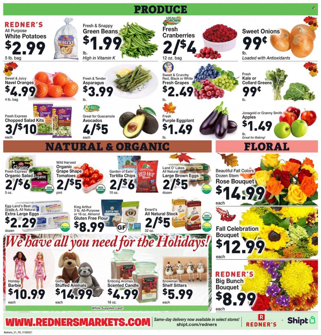 Redner's Markets (DE, MD, PA) Weekly Ad Flyer November 18 to November 25