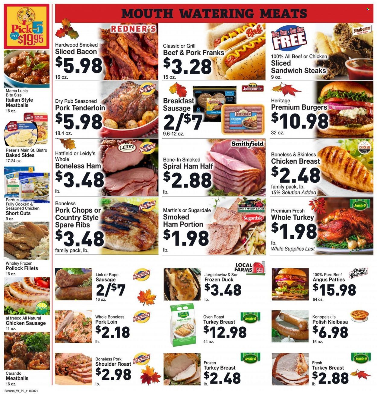Redner's Markets (DE, MD, PA) Weekly Ad Flyer November 18 to November 25