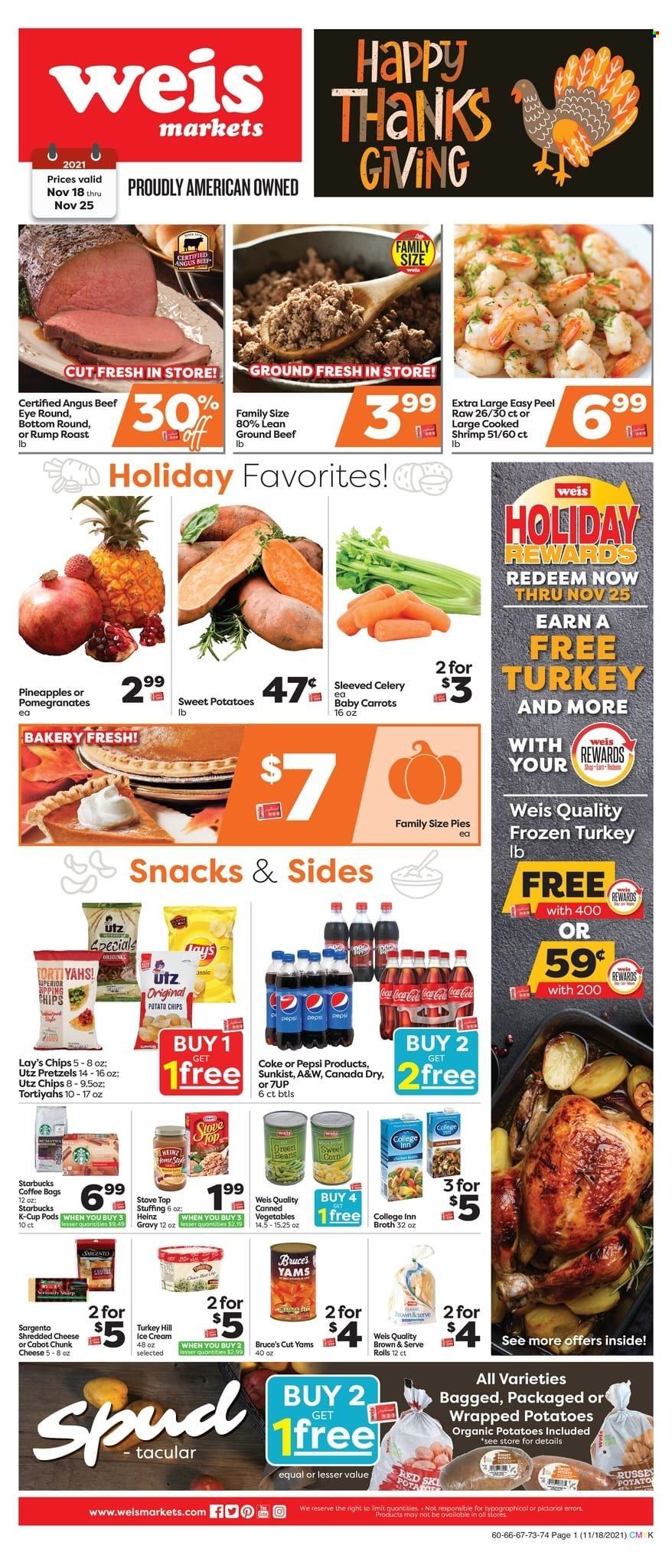 Weis (MD, NY, PA) Weekly Ad Flyer November 18 to November 25