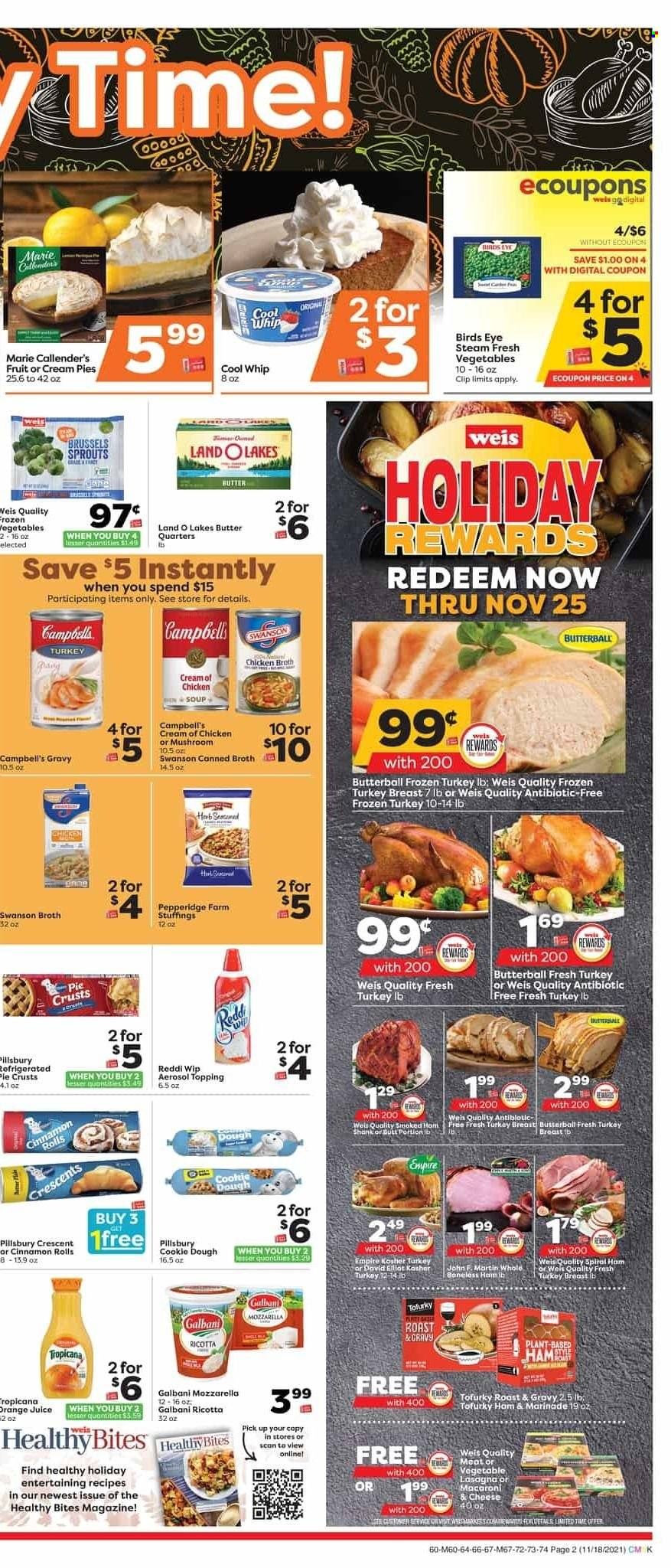 Weis (MD, NY, PA) Weekly Ad Flyer November 18 to November 25