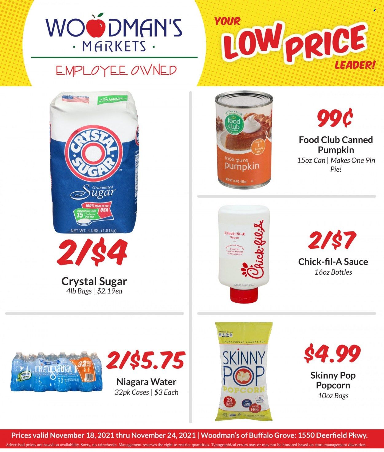 Woodman's Markets (IL, WI) Weekly Ad Flyer November 18 to November 25