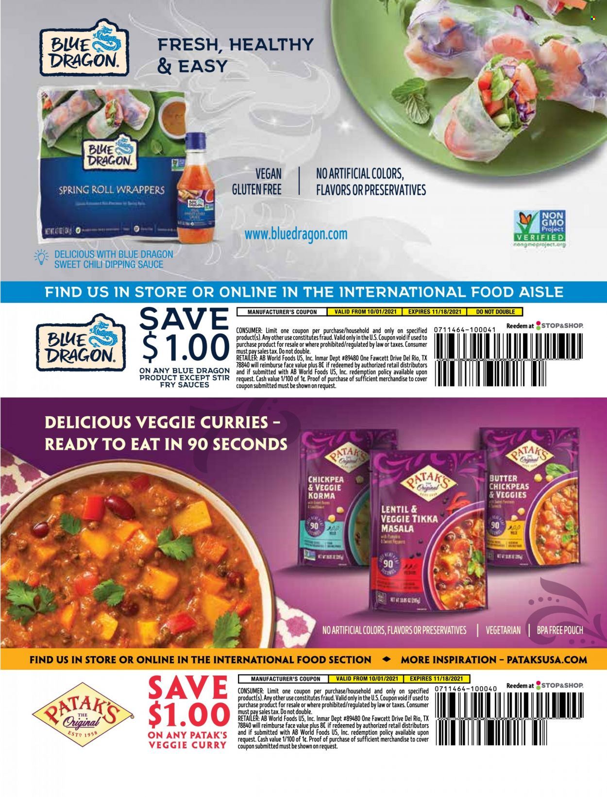 Stop & Shop (CT, MA, NJ, NY, RI) Weekly Ad Flyer November 18 to November 25