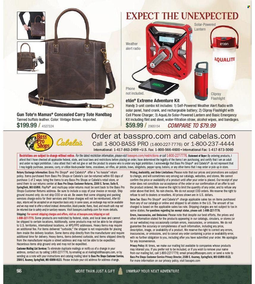 Cabela's Weekly Ad Flyer November 19 to November 26