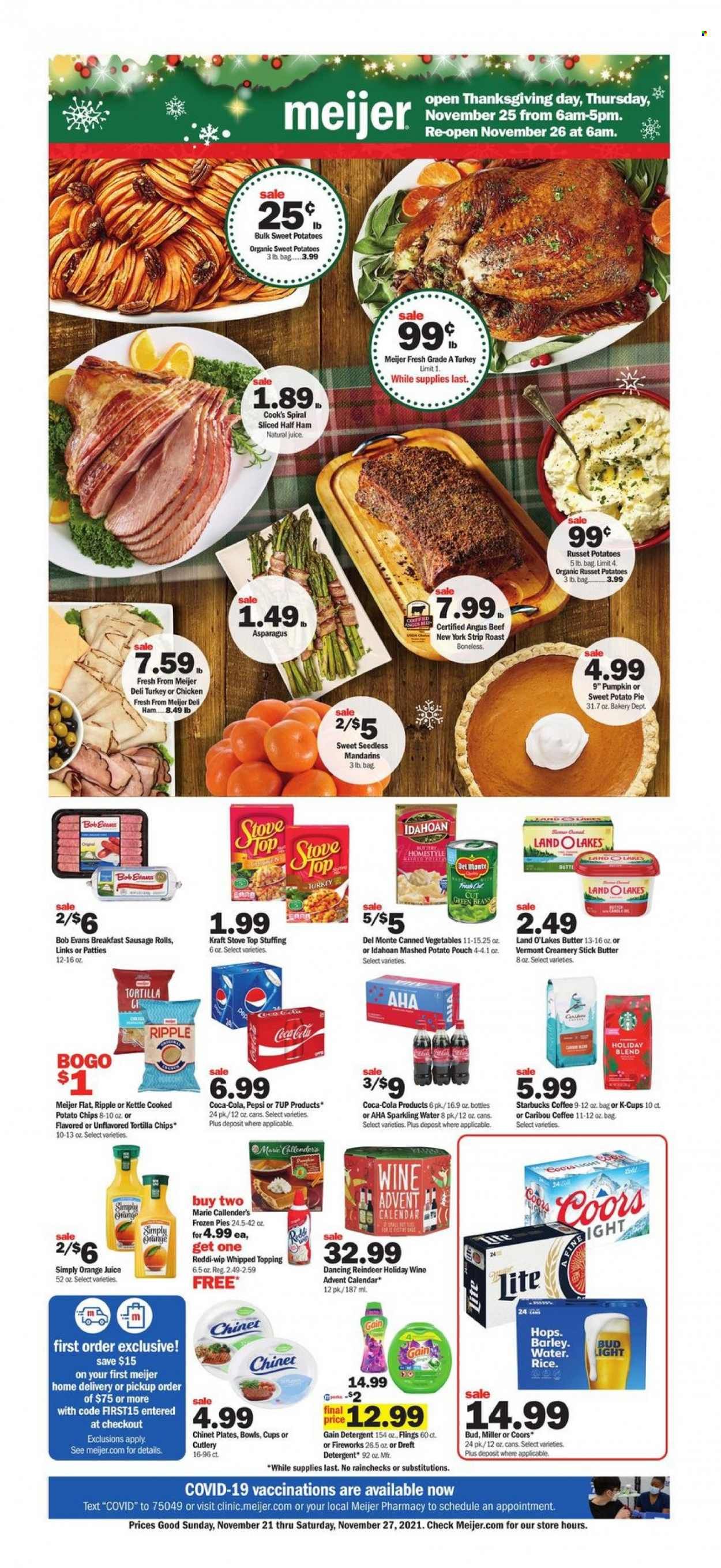 Meijer (MI) Weekly Ad Flyer November 19 to November 26