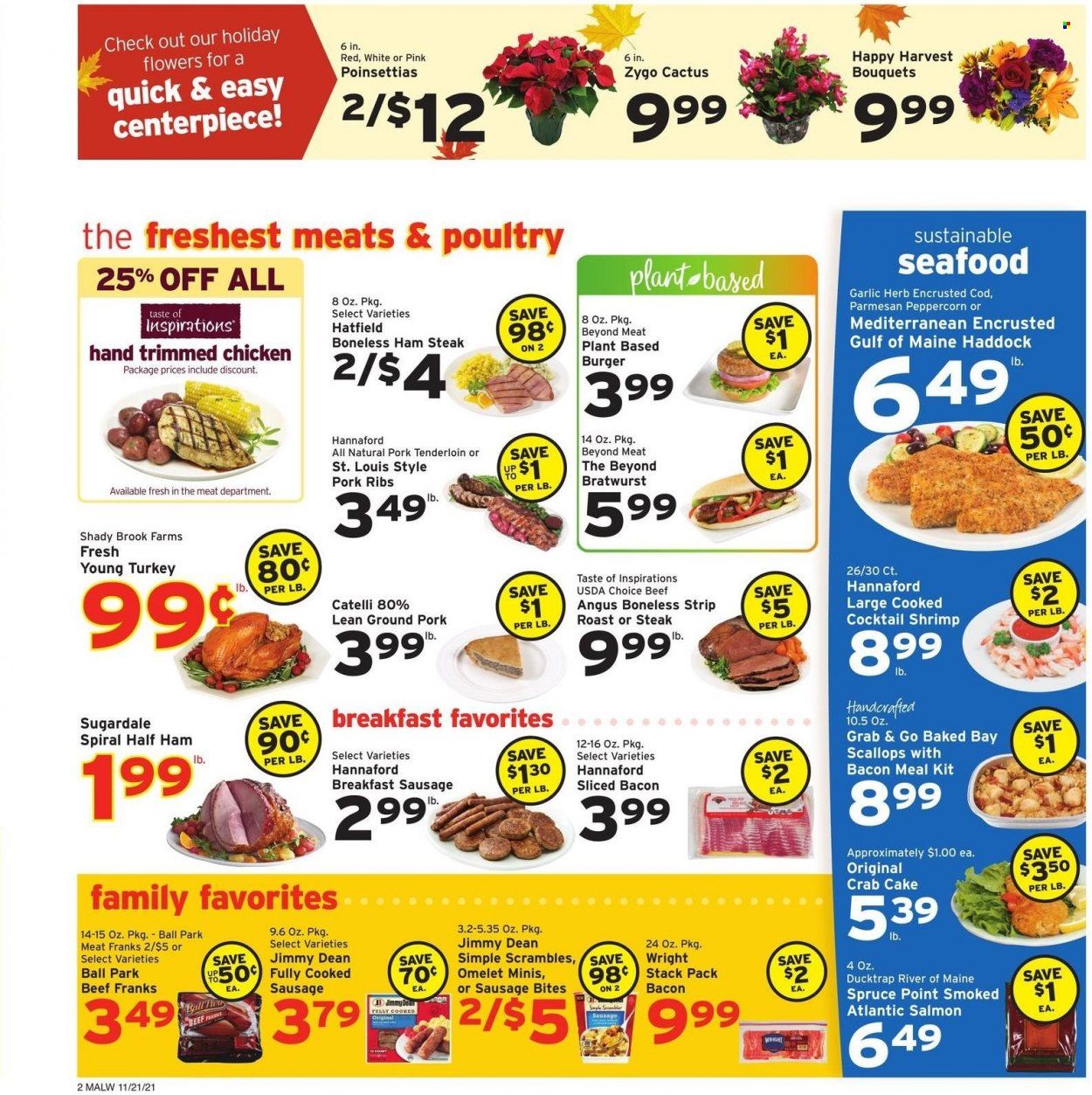 Hannaford (MA) Weekly Ad Flyer November 19 to November 26