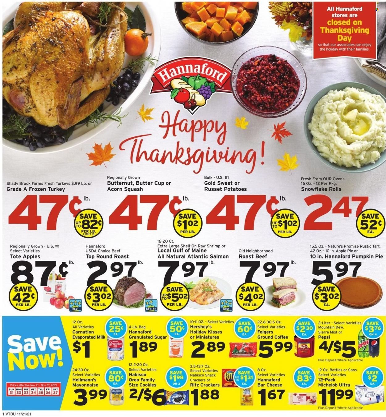 Hannaford (VT) Weekly Ad Flyer November 19 to November 26