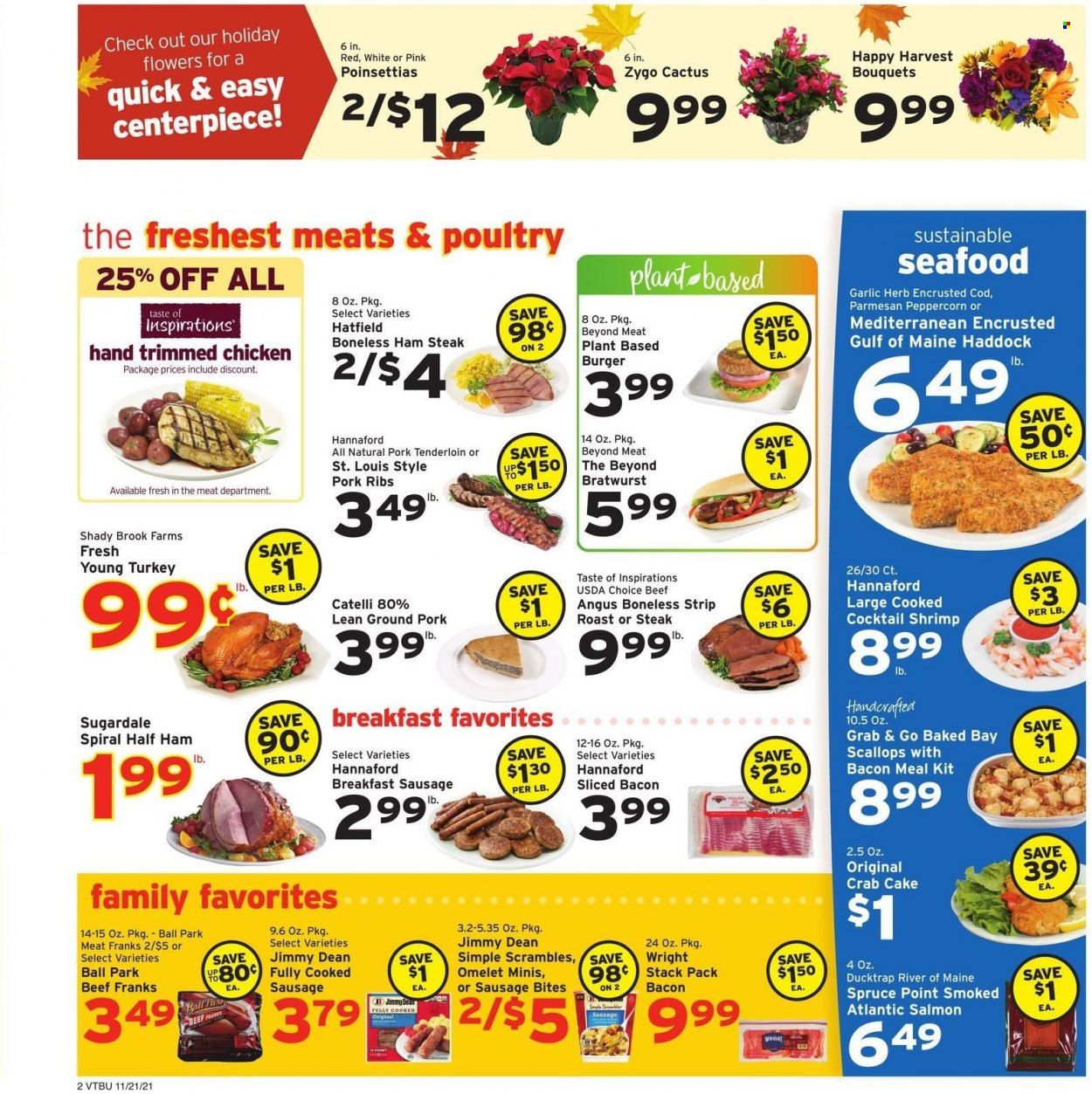 Hannaford (VT) Weekly Ad Flyer November 19 to November 26