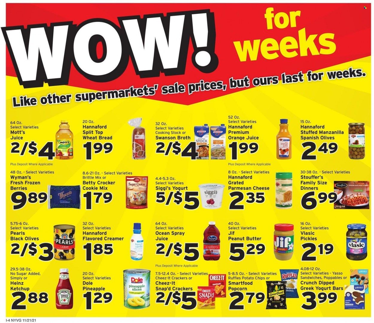 Hannaford (NY) Weekly Ad Flyer November 19 to November 26