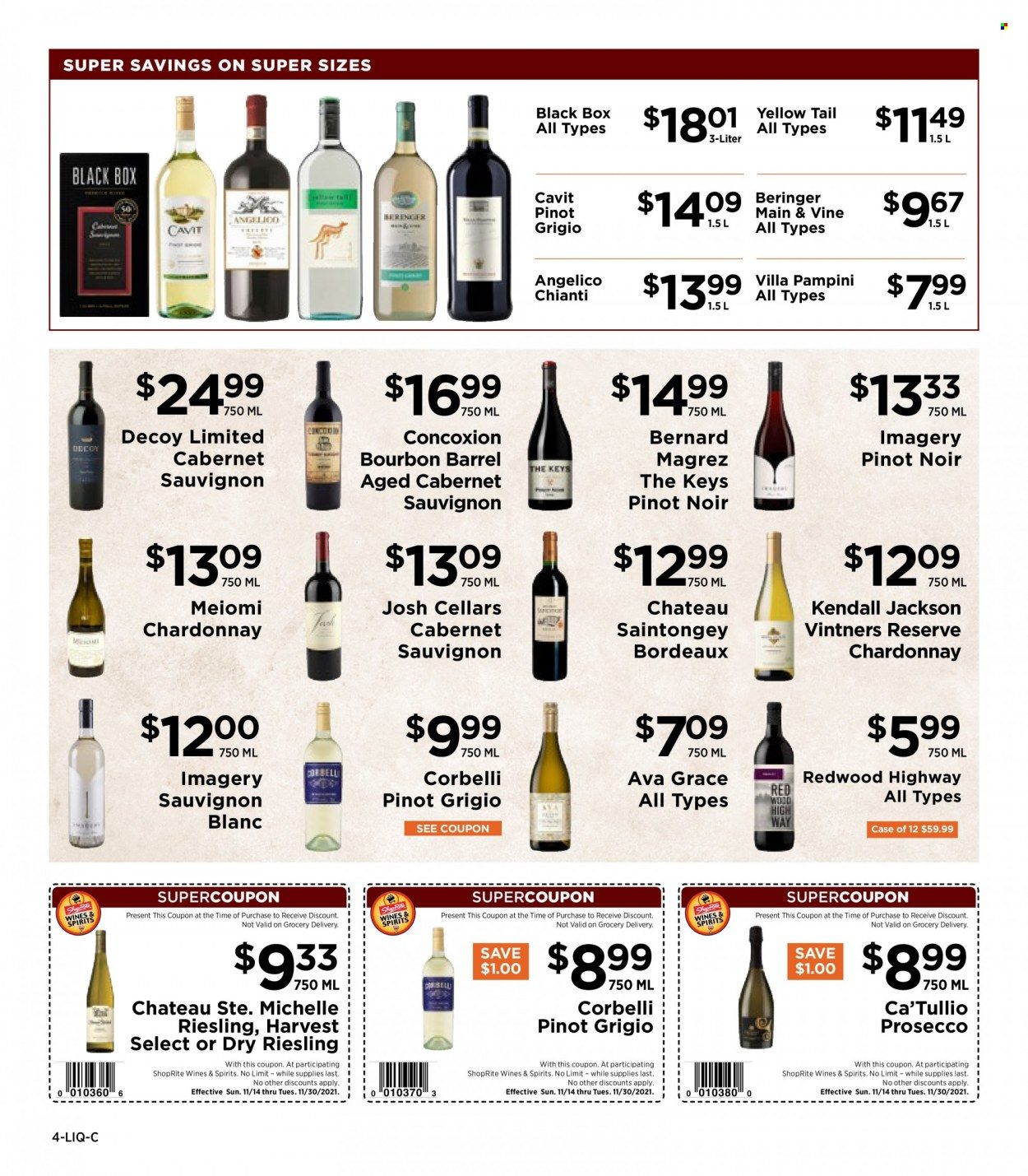 ShopRite (CT, DE, MD, NJ, NY, PA) Weekly Ad Flyer November 20 to November 27